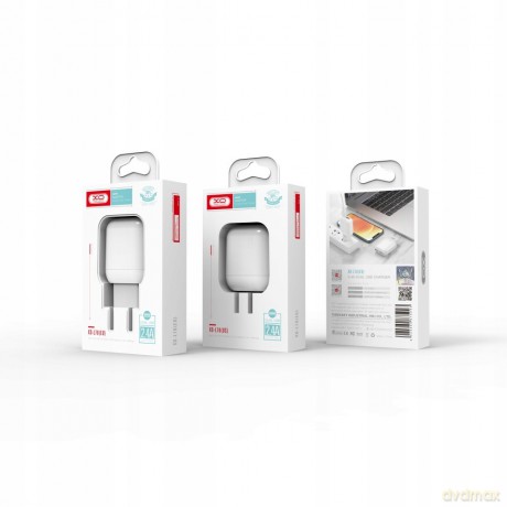 XO Ładowarka sieciowa L78 biała 2USB 2,4A