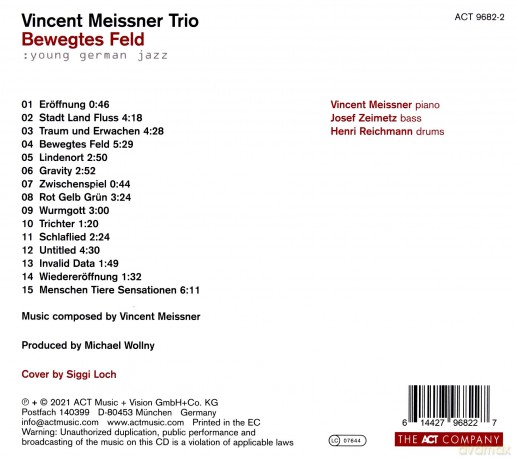 Vincent Meissner Trio: Bewegtes Feld [CD]