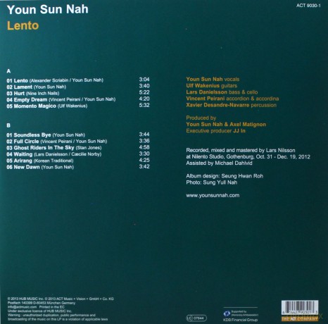 Youn Sun Nah: Lento [Winyl]
