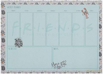 Friends (Marl) A4 Desk Pad (Przyjaciele)