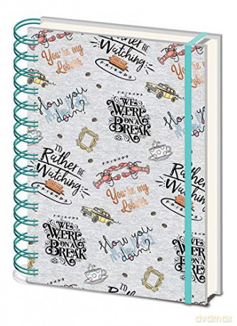 Friends (Marl) A5 Wiro Notes (Przyjaciele)
