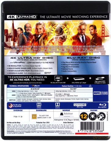 Ant-Man and the Wasp (Ant-Man i Osa) [Blu-Ray 4K]+[Blu-Ray]