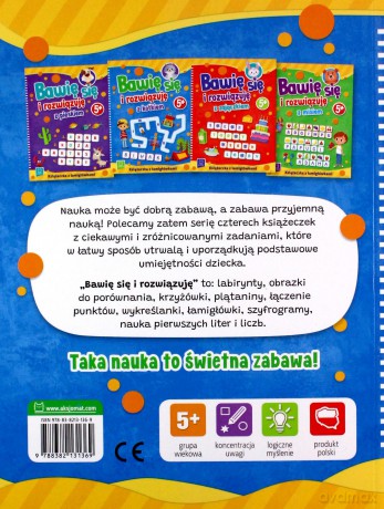 Bawię się i rozwiązuję z kotkiem. 5+ [KSIĄŻKA]