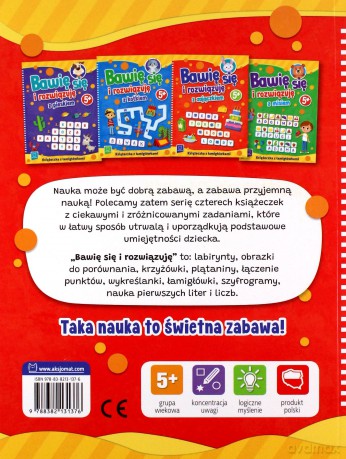Bawię się i rozwiązuję z zajączkiem. 5+ [KSIĄŻKA]
