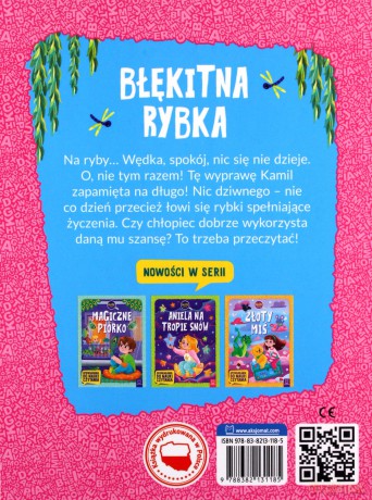 Błękitna rybka. Duże litery. Opowiadania do nauki czytania - Agata Giełczyńska-Jonik [KSIĄŻKA]
