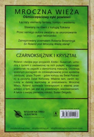 Czarnoksiężnik i kryształ. Mroczna Wieża (Tom 4) - Stephen King [KSIĄŻKA]