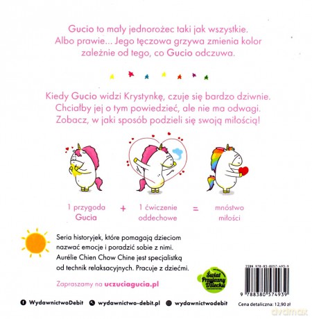 Gucio się zakochuje. Uczucia Gucia - Aurelie Chien Chow Chine [KSIĄŻKA]