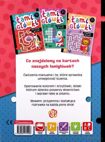 Łamigłówki rezolutnej główki. 7+ [KSIĄŻKA]