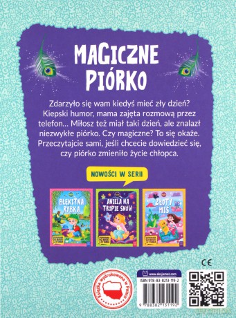 Magiczne piórko. Duże litery. Opowiadania do nauki czytania - Agata Giełczyńska-Jonik [KSIĄŻKA]