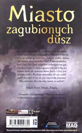 Miasto zagubionych dusz. Dary Anioła (Tom 5) - Cassandra Clare [KSIĄŻKA]