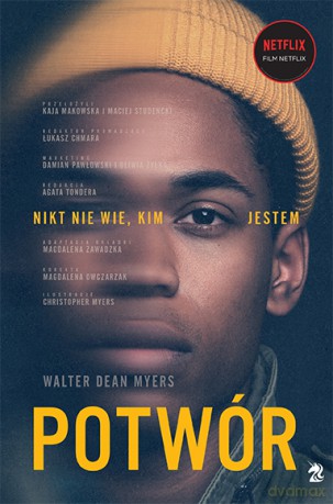Potwór okładka filmowa - Walter Dean Myers [KSIĄŻKA]