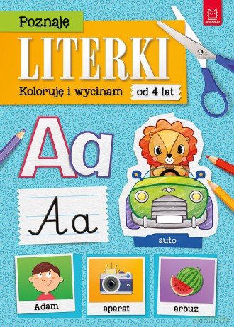 Poznaję literki. Koloruję i wycinam - Olga Kłodnicka [KSIĄŻKA]