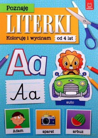Poznaję literki. Koloruję i wycinam - Olga Kłodnicka [KSIĄŻKA]