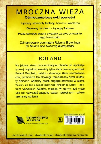 Roland. Mroczna Wieża (Tom 1) - Stephen King [KSIĄŻKA]