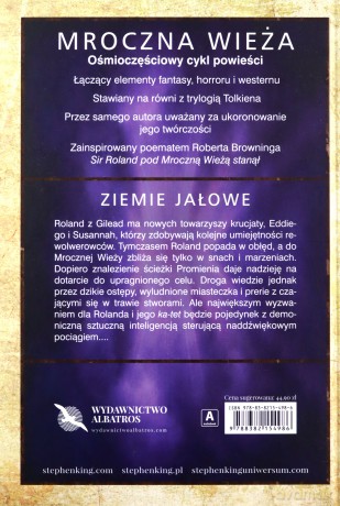 Ziemie jałowe. Mroczna Wieża (Tom 3) - Stephen King [KSIĄŻKA]