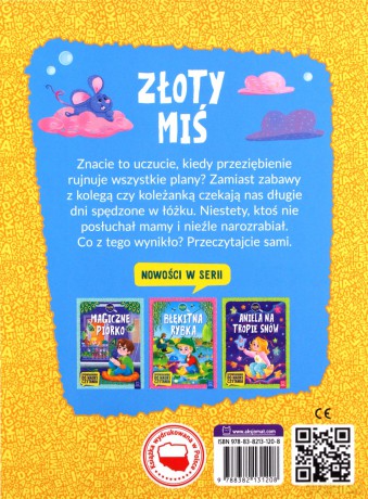Złoty Miś. Duże litery. Opowiadania do nauki czytania - Agata Giełczyńska-Jonik [KSIĄŻKA]