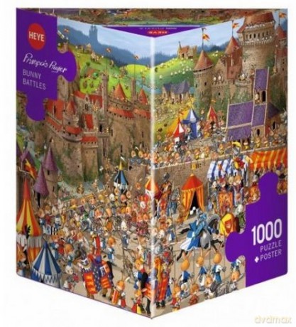 HEYE 1000 el. Bitwa królików [PUZZLE]