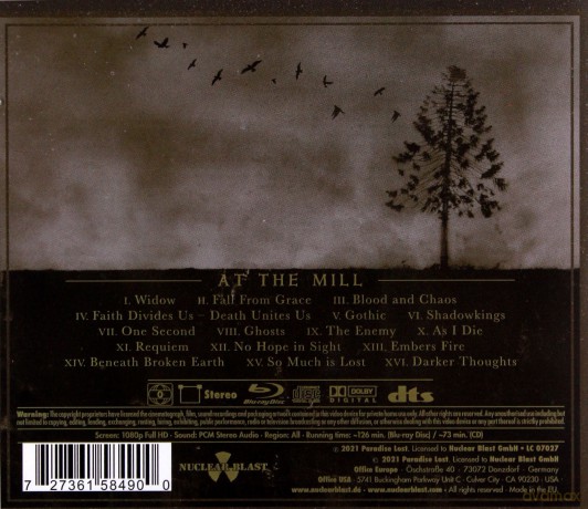 Paradise Lost: At The Mill [Blu-Ray]+[CD]
