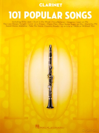 101 Popular Songs - Clarinet: For Clarinet (Instrumental Folio) [KSIĄŻKA]
