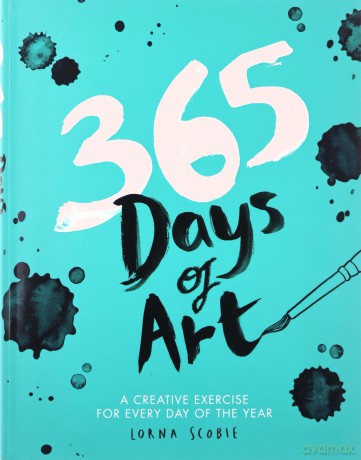 365 Days of Art: A Creative Exercise for Every Day of the Year (Adult Art Activity and Colouring Book) [KSIĄŻKA]