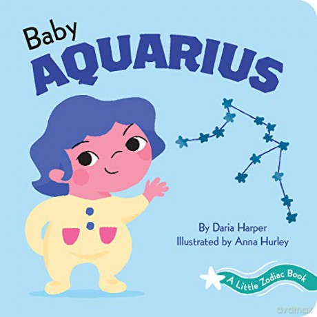 A Little Zodiac Book: Baby Aquarius - Daria Harper [KSIĄŻKA]