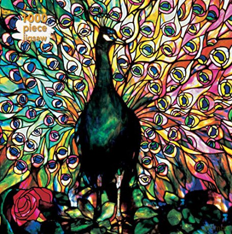 Adult Jigsaw Louis Comfort Tiffany: Displaying Peacock: 1000 piece jigsaw (1000-piece jigsaws) (1000-piece Jigsaw Puzzles) [KSIĄŻKA]