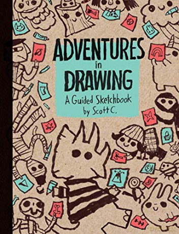 Adventures In Drawing:A Guided Sketchbook [KSIĄŻKA]