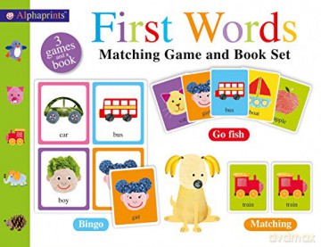 Alphaprints First Words Matching Set [KSIĄŻKA]