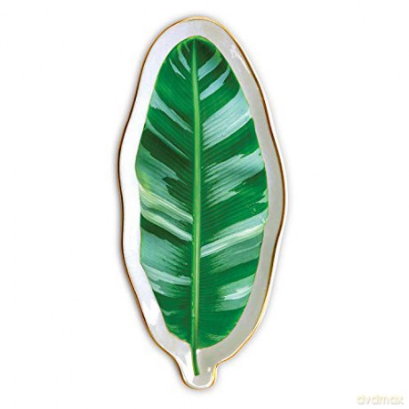 Banana Leaf Shaped Medium Porcelain Tray [KSIĄŻKA]