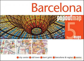 Barcelona PopOut Map (PopOut Maps) [KSIĄŻKA]