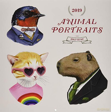 Berkley Bestiary 2019 Wall Calendar [KSIĄŻKA]