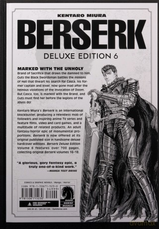 Berserk Deluxe Volume 6 - Kentaro Miura [KSIĄŻKA]