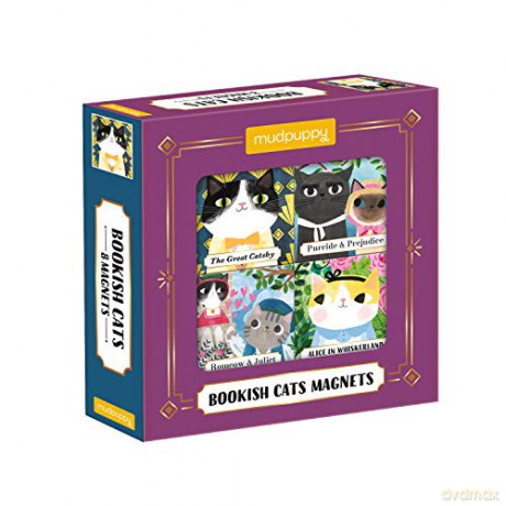 Bookish Cats Magnets [KSIĄŻKA]