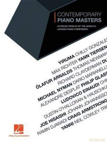 Contemporary Piano Masters 40 pieces from 20 of the world's leading piano composers [KSIĄŻKA]