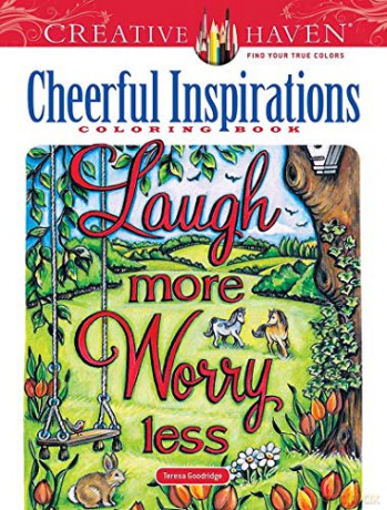 Creative Haven Cheerful Inspirations Coloring Book - Teresa Goodridge [KSIĄŻKA]