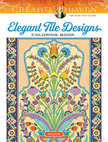 Creative Haven Elegant Tile Designs Coloring Book - Marty Noble [KSIĄŻKA]