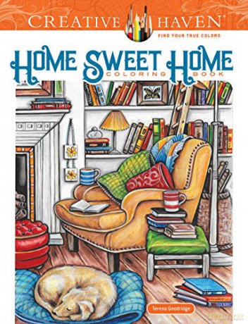 Creative Haven Home Sweet Home Coloring Book - Teresa Goodridge [KSIĄŻKA]
