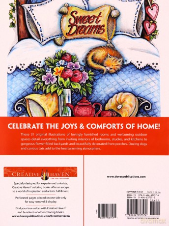 Creative Haven Home Sweet Home Coloring Book - Teresa Goodridge [KSIĄŻKA]