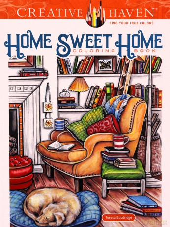 Creative Haven Home Sweet Home Coloring Book - Teresa Goodridge [KSIĄŻKA]