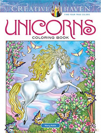 Creative Haven Unicorns Coloring Book - Marty Noble [KSIĄŻKA]