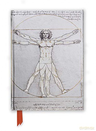 Da Vinci: Vitruvian Man (Foiled Journal) (Flame Tree Notebooks) [KSIĄŻKA]