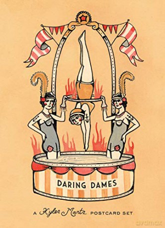 Daring Dames: A Kyler Martz Postcard Set (Stationery) [KSIĄŻKA]