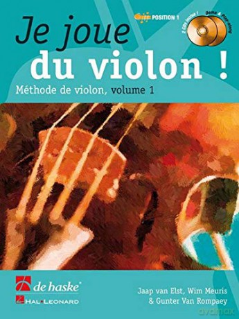 DEHASKE JE JOUE DU VIOLON VOL.1 + CD Educational books Violin [KSIĄŻKA]