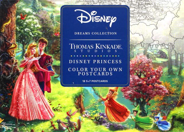 Disney Dreams Collection Thomas Kinkade Studios Disney Princess Color Your Own P - Thomas Kinkade [KSIĄŻKA]