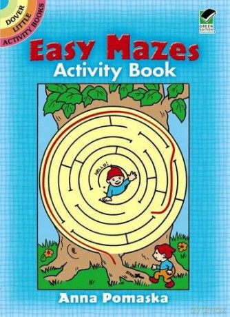 Dover Publications Dover Books DOV-25531-X Little Activity Easy Mazes - Anna Pomaska [KSIĄŻKA]