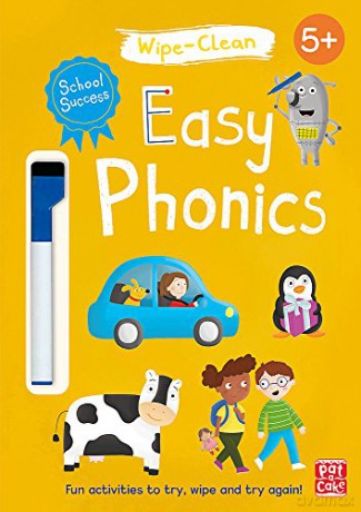 Easy Phonics: Wipe-clean book with pen (School Success) [KSIĄŻKA]
