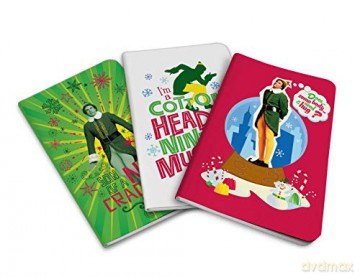 Elf Pocket Notebook Collection: Set of 3 (Holiday) [KSIĄŻKA]