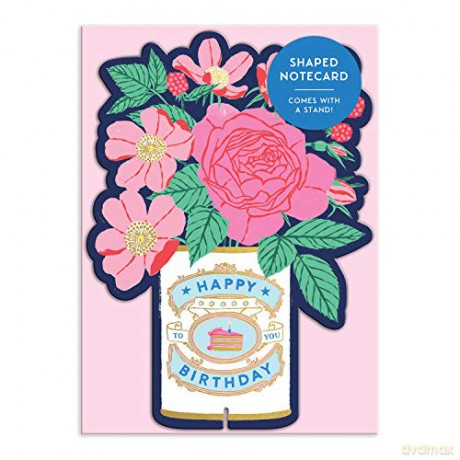 Ever Upward Birthday Shaped Notecard w/Stand - Emily Taylor [KSIĄŻKA]