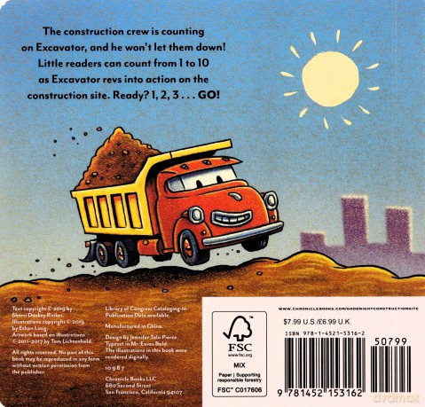 Excavator's 123: Goodnight, Goodnight, Construction Site - Ethan Long [KSIĄŻKA]