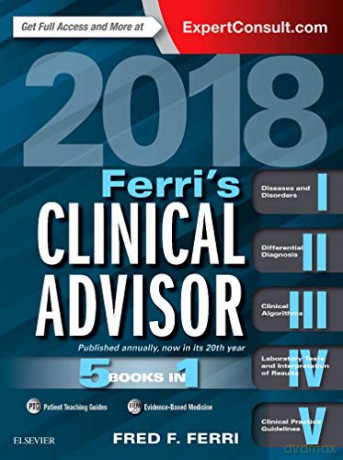 Ferri's Clinical Advisor 2018: 5 Books in 1, 1e (Ferri's Medical Solutions) - Fred F. Ferri [KSIĄŻKA]